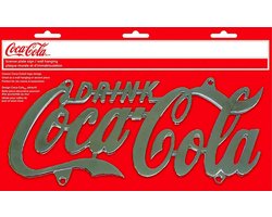 Coca-Cola Kenteken Plaat Chroom
