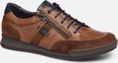 FLUCHOS Sportieve schoen met veter en ritssluiting cognac maat 42