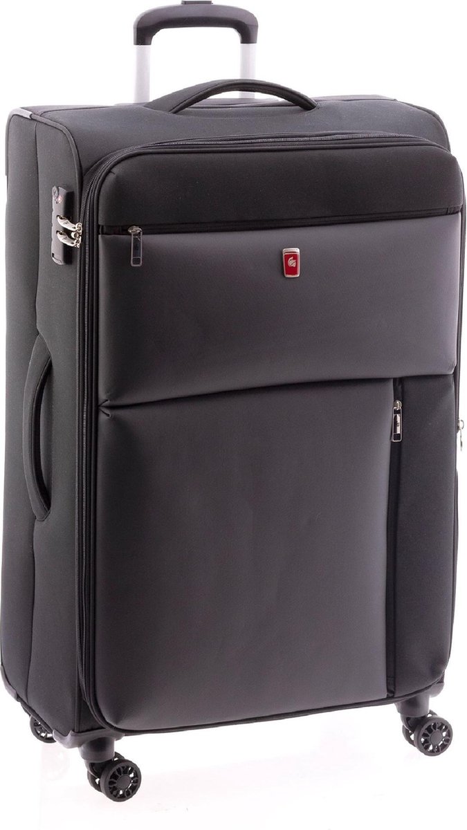 Gladiator Arctic Large Koffer Expandable - 78 cm - TSA slot - Zwart