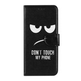 FONU Boekmodel Hoesje Don't Touch My Phone Samsung Galaxy A50 / A30s