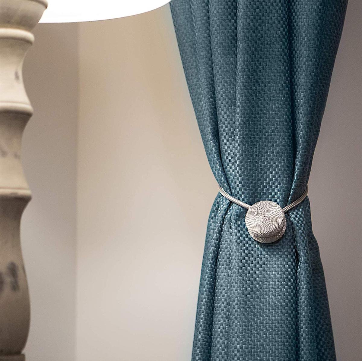 TopHomer Magnetische Gordijnhouders 2-Pack - 10 Kleuropties | Installatie zonder boren voor alle kamertypes (Goud TopHomer Magnetische Gordijnhouders 2-Pack - 10 Kleuropties | Installatie zonder boren voor alle kamertypes (Goud