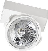 Modern Opbouwarmatuur Aluminium - 1x QR111 Max 50W - Incl. Osram Trafo en afdekplaat; excl lichtbron