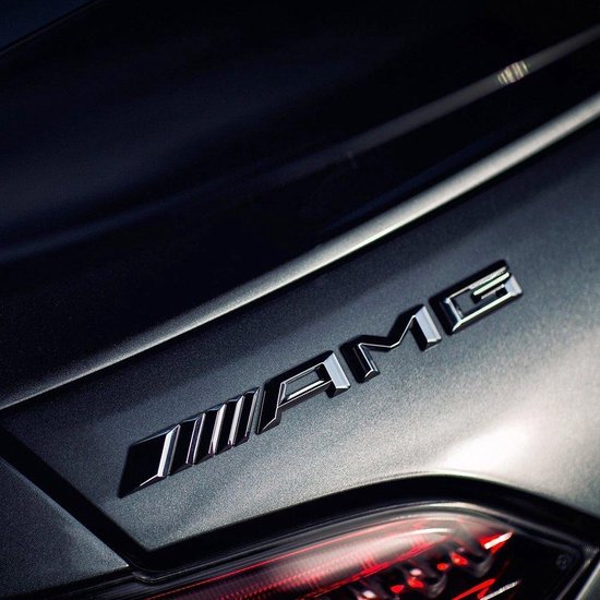 balkon Slot Buitenlander Mercedes AMG Logo - Auto Sticker - Car Accessories - Petronas – Zwart |  bol.com