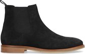 Sacha - Heren - Zwarte suède chelsea boots - Maat 42