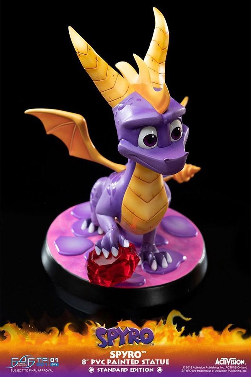"Spyro the Dragon 8"" PVC Painted Statue Standard Edition"