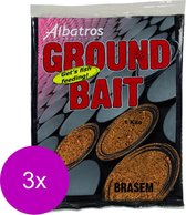 Albatros Groundbait Brasem - Lokvoer - 3 x 1 kg Beige Allround