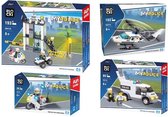 Politie pakket (4-delig) van Blocki-bouwstenen