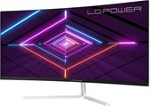 LC-Power LC-M34-UWQHD-100-C-V3 écran plat de PC 86,4 cm (34") 3440 x 1440 pixels UltraWide Quad HD LCD Blanc