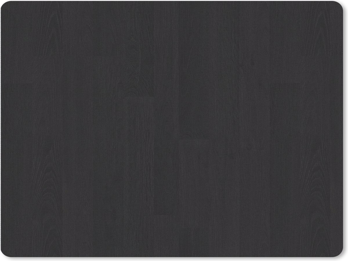 Muismat XXL 80x60 cm - Bureau onderlegger - Bureau mat Plank - Zwart - Patronen - Bureaumat - Gaming mousepad xl - Bureaulegger groot - Computer deskmat
