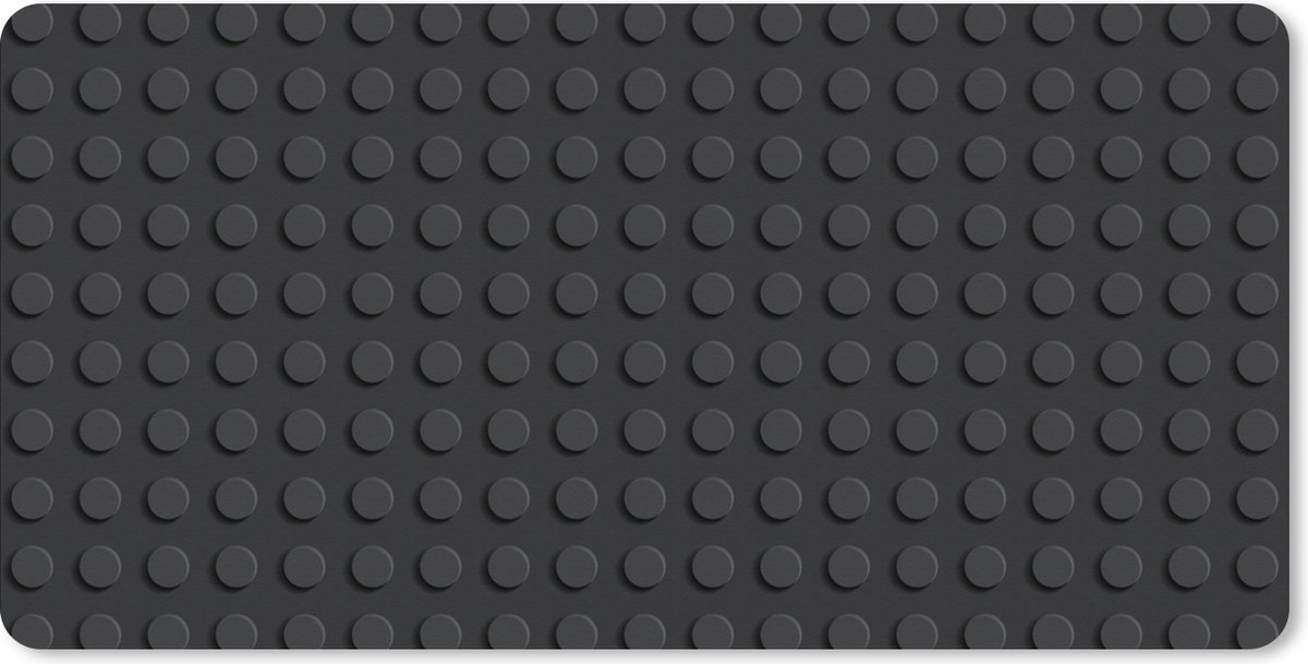 Muismat XXL 80x40 cm - Bureau onderlegger - Bureau mat Afbeelding - Zwart - Bureaumat - Gaming mousepad xl - Bureaulegger groot - Computer deskmat