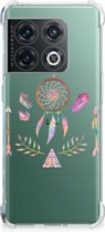 Smartphone hoesje OnePlus 10 Pro Mobiel Case met transparante rand Boho Dreamcatcher