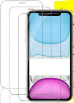Screenprotector iPhone XR, 11 Gehard Glas Schermbeschermer 1 stuk