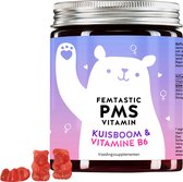 Bears with Benefits - Femtastic PMS Vitamin | PMS-gummiberen - kuisboomextract, vitamine B6 & dong quai-extract - voor vrouwen met cyclusschommelingen en een kinderwens - veganistisch, zonder toevoegingen, maandelijkse voorraad van 60 stuks