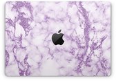 Macbook Air 13’’ [2020 Met Apple M1 chip] Skin Marmer Paars - 3M Sticker