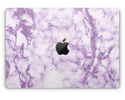 Macbook Air 13’’ [2020 Met Apple M1 chip] Skin Marmer Paars - 3M Sticker