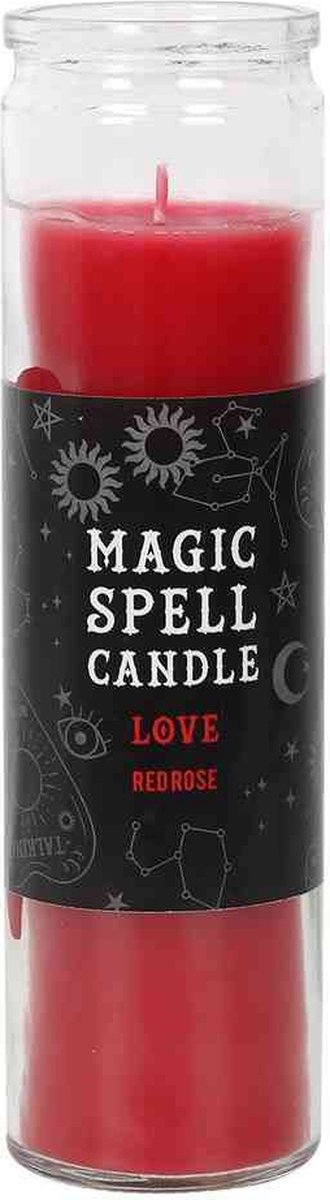 Something Different Red Rose Love Magic Spell Tube Candle Kaars - Rood