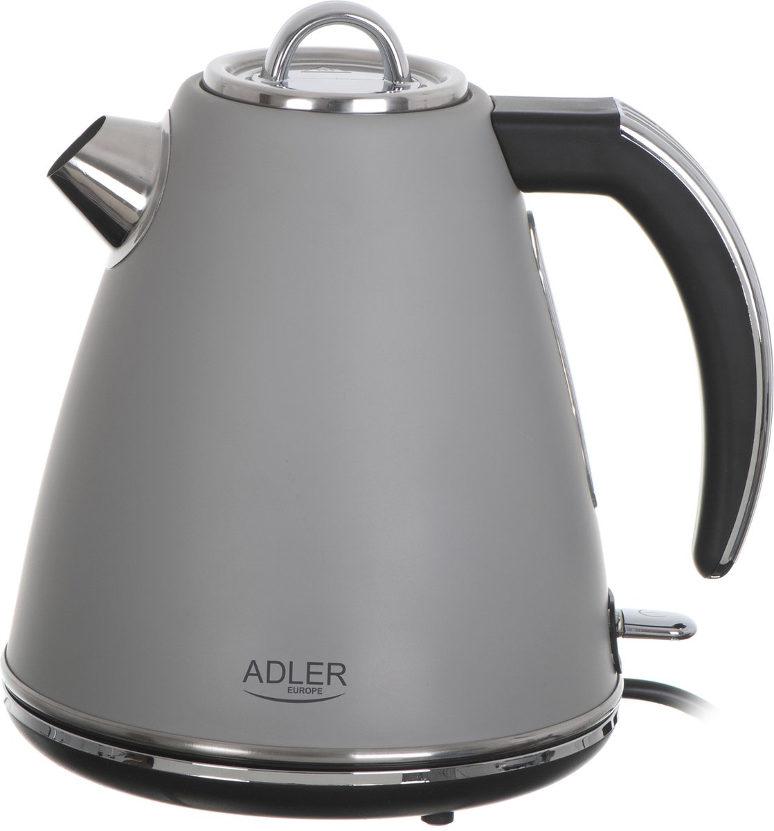 Adler AD 1343 - Stalen waterkoker - 1.5 liter - Strix - Grijs