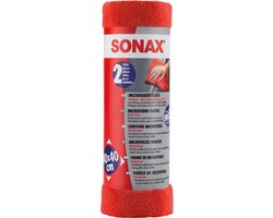 Sonax Microvezeldoek Exterieur Rood 2-delig