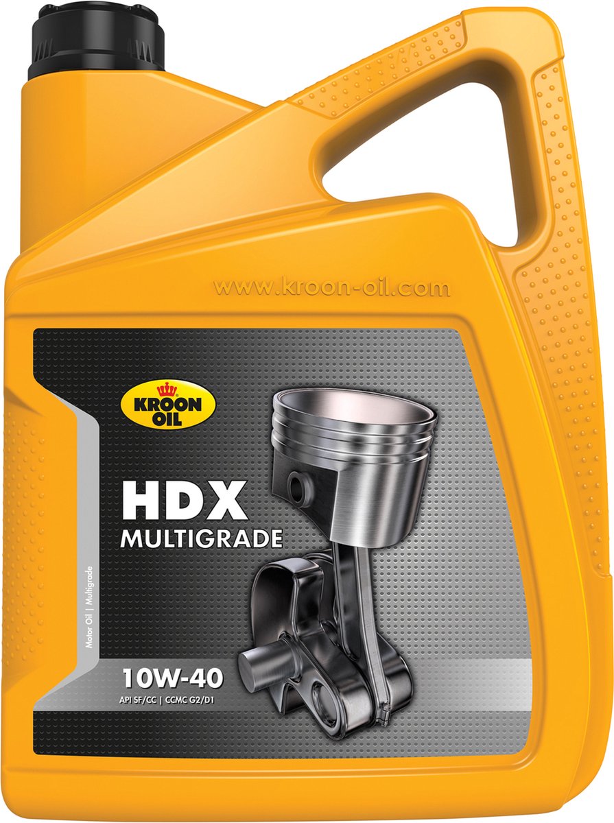 Kroon-Oil HDX 10W-40 - 00303 | 5 L can / bus