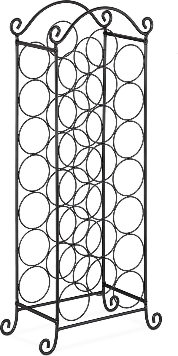 Spinder Design Wijnrek VINE 7 - Zwart