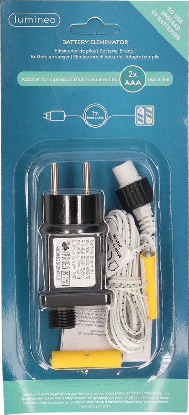 Lumineo Adapter 2x AAA batterij vervanger | bol.com