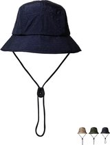 Olif - Bucket hat - Vissers hoedje - One size - Zwart
