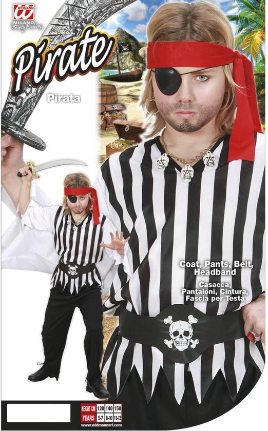Garçon en costume de pirate | 104