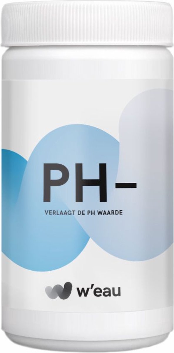 W'eau pH minus poeder voor zwembaden en spa