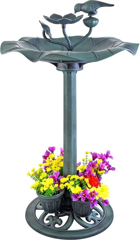 Benelux waterschaal op voet met 4 bloempotten