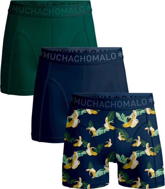 Muchachomalo Heren Boxershorts - 3 Pack - Maat L - Mannen Onderbroeken