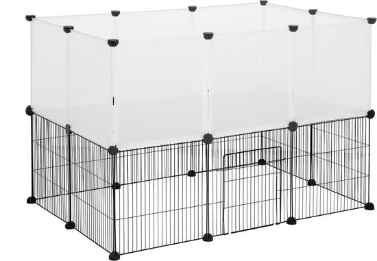 Manzibo Dierenren - Buiten ren - Voor Konijn, Cavia, Puppy - Ren voor dieren - Buitenhok - Puppyren - Konijnenhok - Voor Buiten
