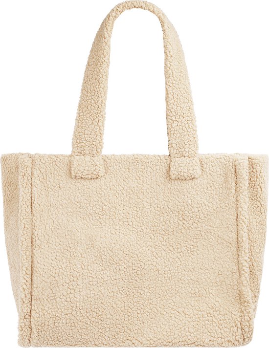 Brash Teddy Shopper Schoudertas Shopper Tas Beige bol