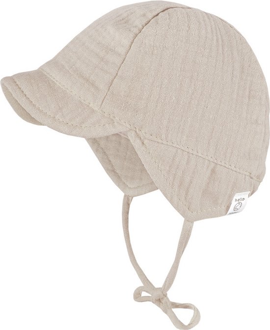 Zonnehoedje Katoenen mousseline Sand 4-6 M / 43-45 cm