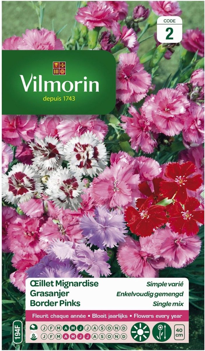 Vilmorin - Grasanjer - Enkelvoudig gemengd - V194