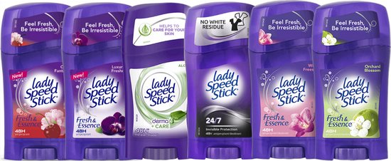 Lady Speed Stick™ Fresh Collection Déodorant Femme 6 x 45g - Anti  Transpirant - Anti... | bol.com