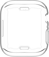 Screenprotector watch case - hoesje - geschikt voor Apple Watch Series 7 en 8 - 45 mm - transparant