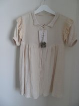 Robe fille - robe d'été bébé - taille 92/98 - Crème - Dentelle - 100% coton - (fait main Sweet Bébé Bedstraw)