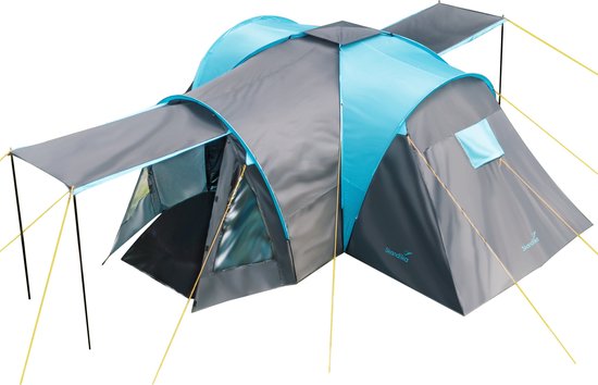 Skandika Hammerfest 4 Plus Tent – Koepeltent - Campingtent – Donkere  slaapcabines -... | bol.com