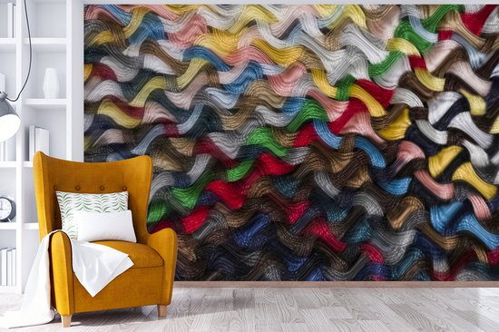 Papier peint photo peint photo vinyle - Oeuvre tressée largeur 360 cm x hauteur 240 cm - Tirage photo sur papier peint (disponible en 7 tailles)