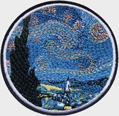 Patchy® – Van Gogh Strijkpatch - Strijkapplicatie - Strijkembleem - Badge