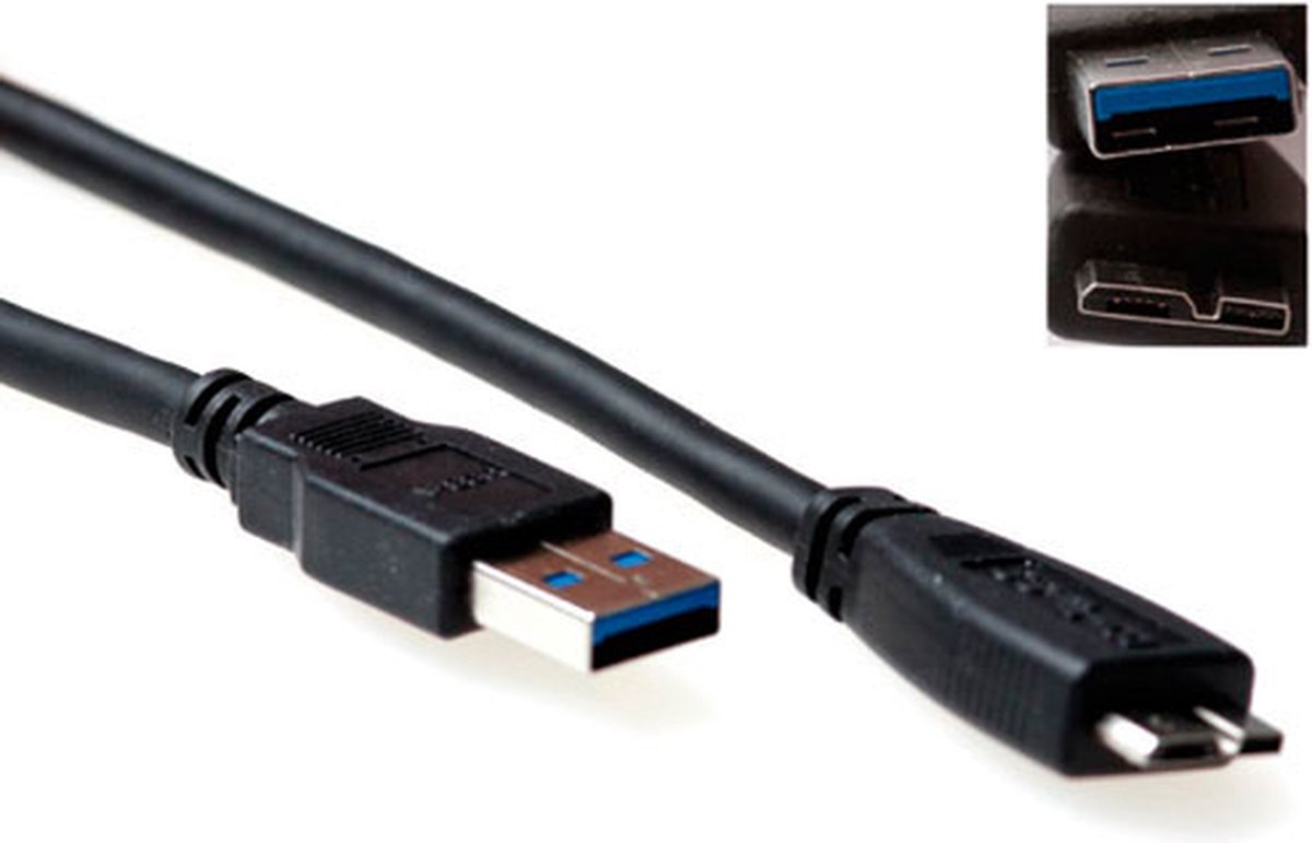 ACT SB3031 USB 3.0 A Male/USB Micro B Male - 2 meter