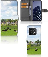 Wallet Book Case OnePlus 10 Pro Smartphone Hoesje Hollandse Koeien