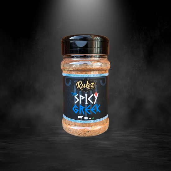 Rubz The Spicy Greek BBQ Rub Strooibus 180 gram