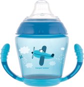 Canpol Babies Antilekbeker Zachte siliconen tuit 230ml TOYS - 9m+ Blauw