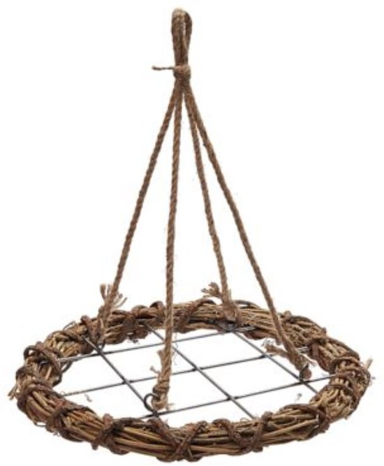 USTT® Rotan Hangende Krans DIY Krans Kroonluchter Krans Hangende Krans 75cm bol