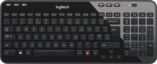Logitech K360 - Draadloos Toetsenbord - QWERTY ISO - Zwart | bol.com