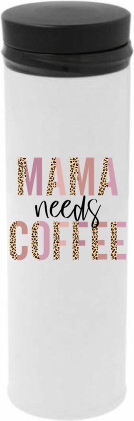 Foto: Thermosfles 500 ml warm en koude dranken speciaal voor mama mama needs coffee