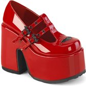 Demonia Platform Sandal -40 Chaussures- CAMEL-55 US 10 Rouge