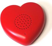 Praatknop- lief hartje - verras iemand met een persoonlijk ingesproken boodschap- hartverwarmend cadeau