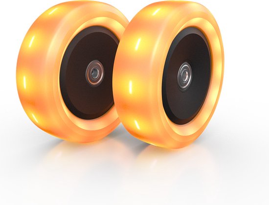 BERG Nexo Kinderstep LED wielen - Oranje